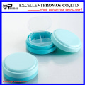 Alta calidad de forma redonda personalizadas personalizadas Pillbox (EP-031)